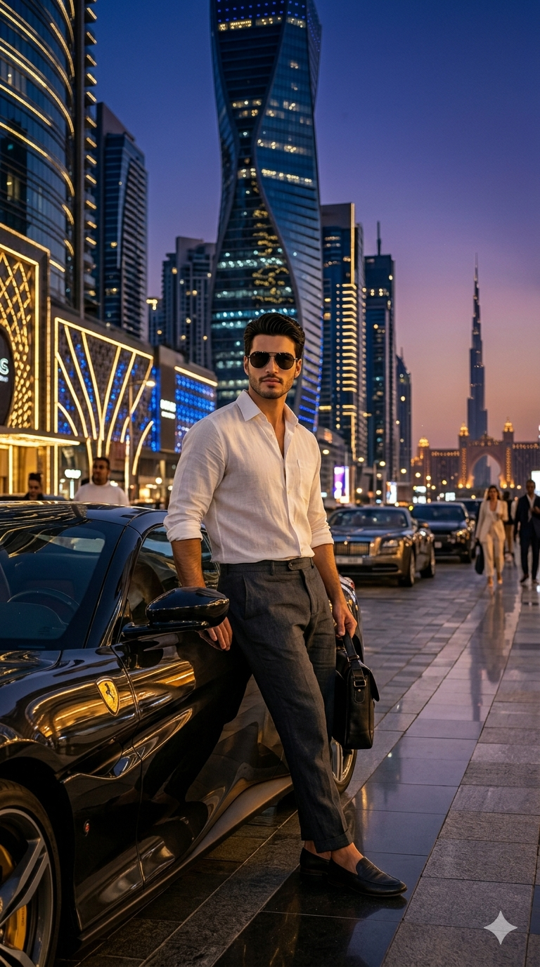 Luxury Car Scene