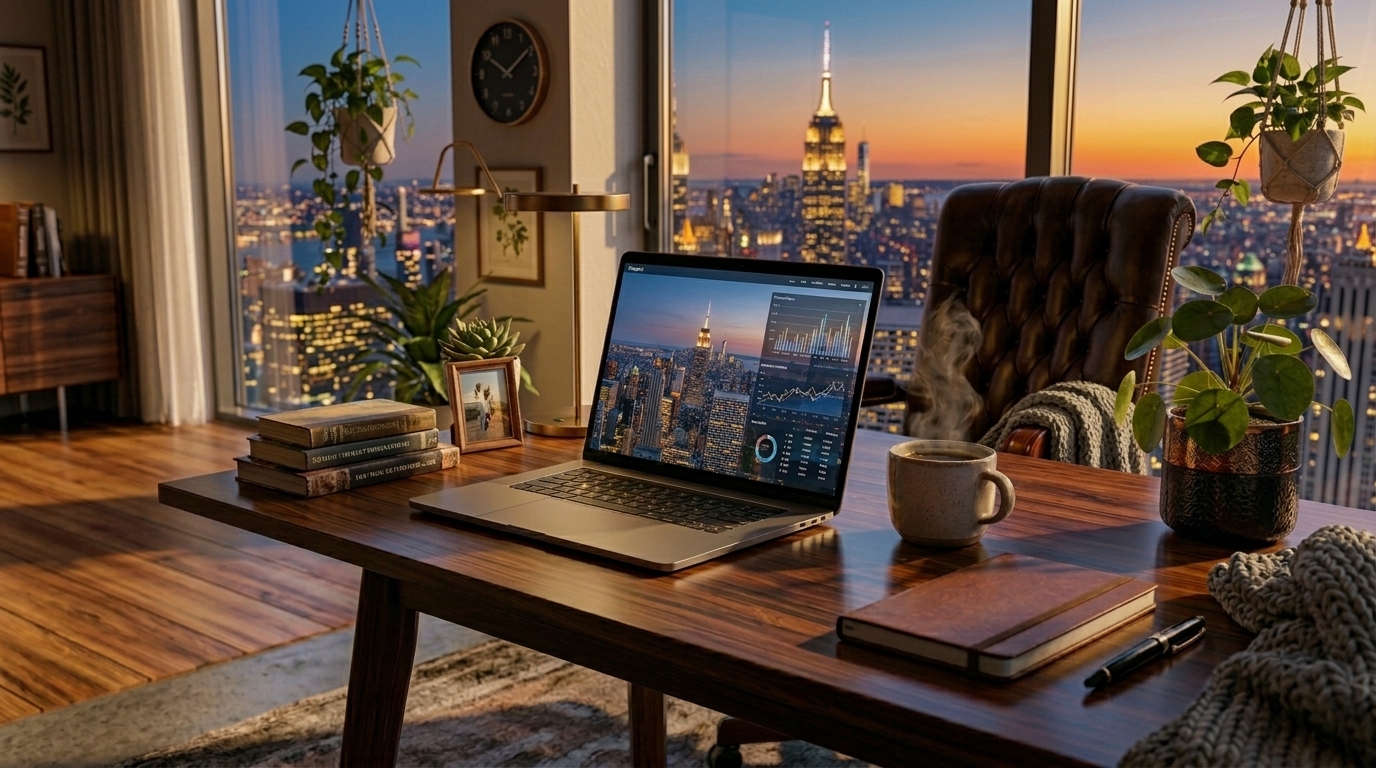 High-rise Office Skyline View