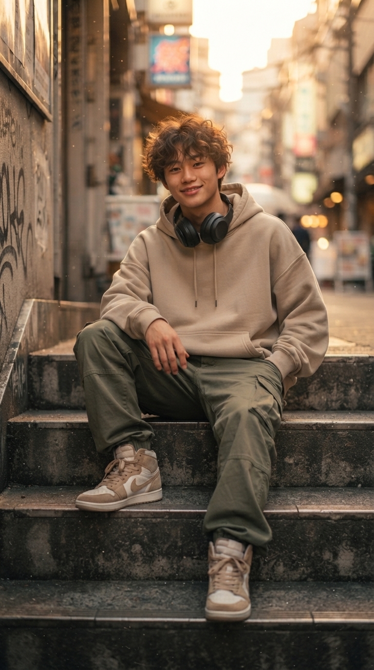 A handsome young man