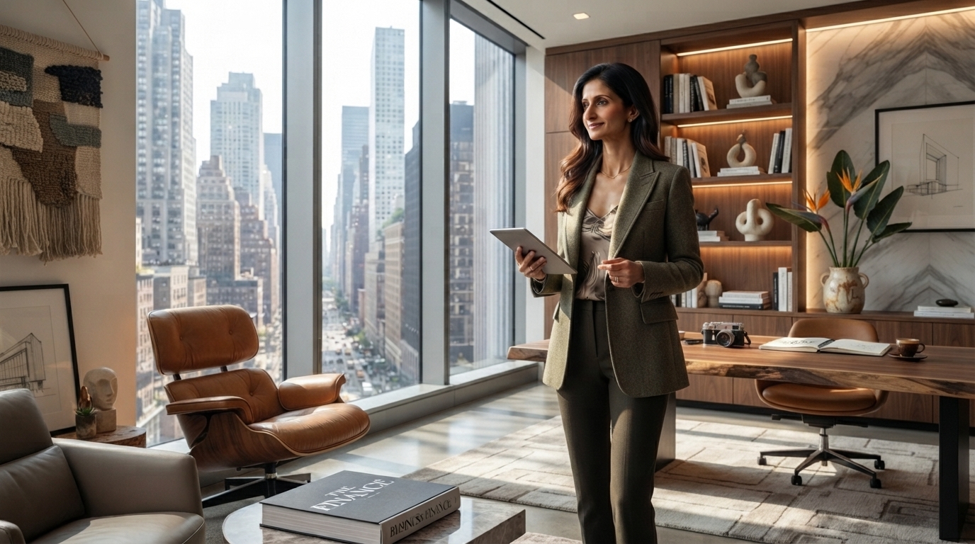 High-End Penthouse Office